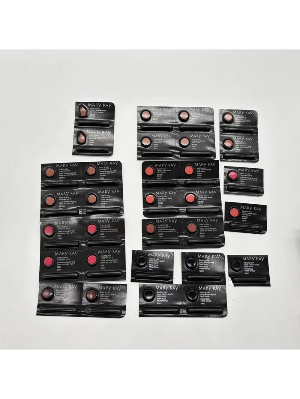31 Mary Kay Hydrating Lipstick Balm Liquid Balm Sample Packs Different Shades